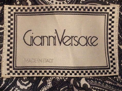 versace vintage designs|vintage gianni Versace label.